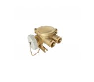 1141/2/R  250V 10/16A BRASS HNA SOCKET