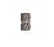 AMERICAN DENKI 7110GD 2-POLE 3-WIRE GROUNDING 15A 125V (NEMA 5-15) TWIST LOCKING RECEPTACLE