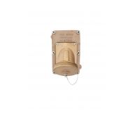 PAULUHN 6000B BRASS SINGLE WELDING RECEPTACLE